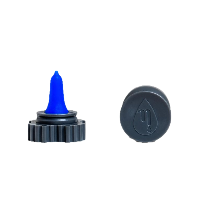 Nanodropper Bottle Top — FDA-listed eye drop adaptor reducing drop size by 60%